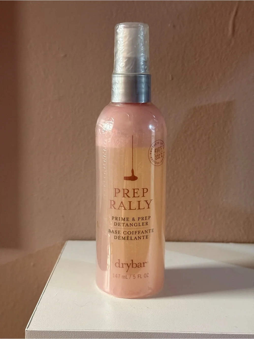 Drybar Prep Rally Detangler & Heat Protectant Spray - Pink